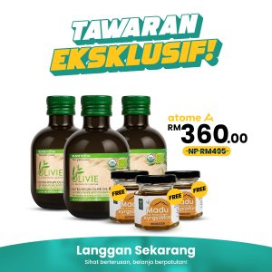 [BUNDLE] Olivie Plus 30X 250ml [PERCUMA Madu Kyrgyzstan 50ml]