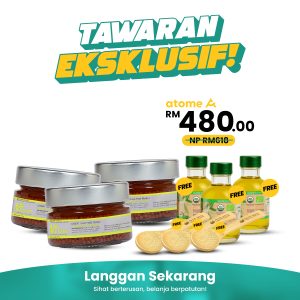 [BUNDLE] Olivie Power Up 100ml [PERCUMA Olivie Plus 30X 50ml & Sudu Kayu kecil]