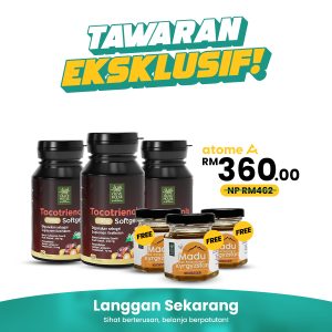 [BUNDLE] Tocotrienols 60pcs [PERCUMA Madu Kyrgyzstan 50ml]